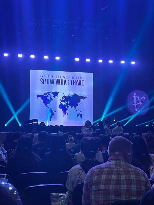 The O2, London, section: Floor B1, row: R, seat: 11