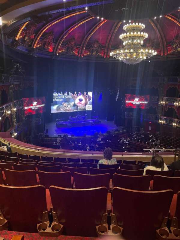 The Venetian Theatre, section: 12, row: BH, seat: 69