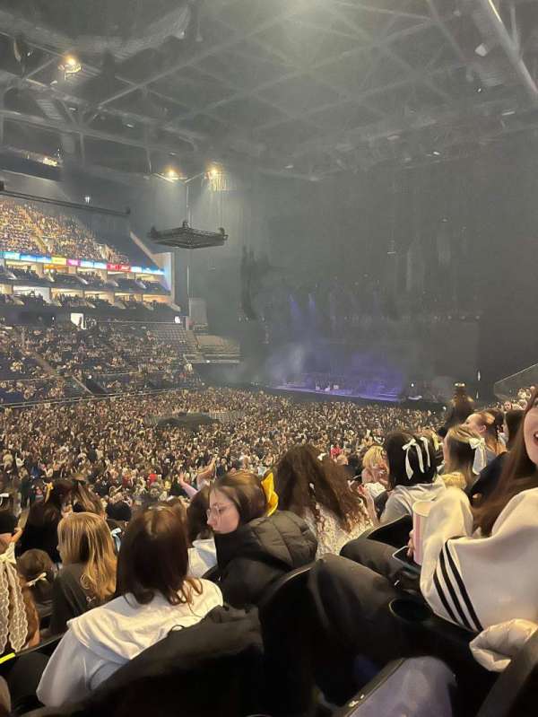 The O2, London, section: 110, row: Y, seat: 303