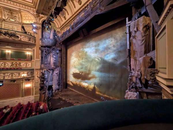 Sondheim Theatre, West End, section: Dress Circle, row: AA, seat: 1