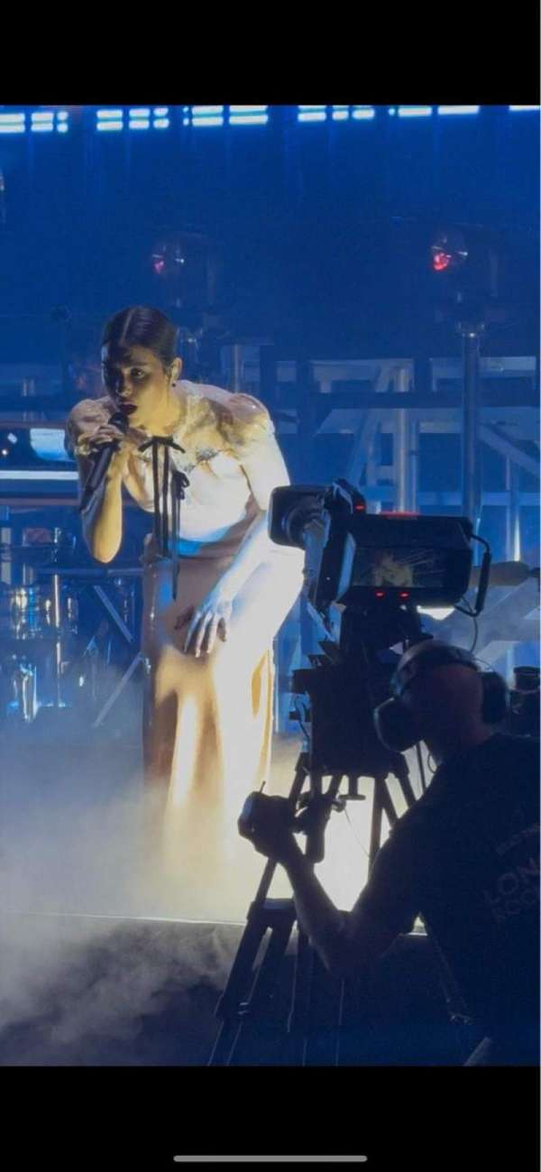 The O2, London, section: 112, row: D, seat: 376