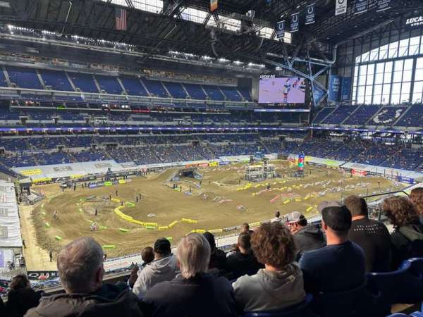 Lucas Oil Stadium, section: 418, row: 7, seat: 17