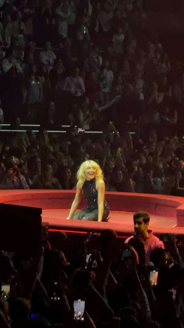 The O2, London, section: 111, row: G, seat: 343