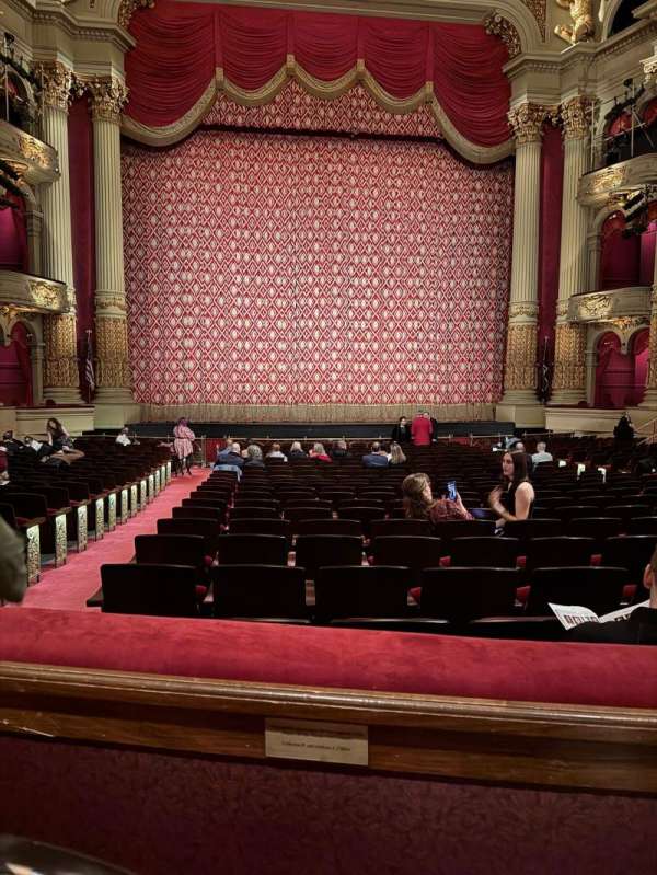 Academy of Music, section: Parquet Box 19, seat: 5