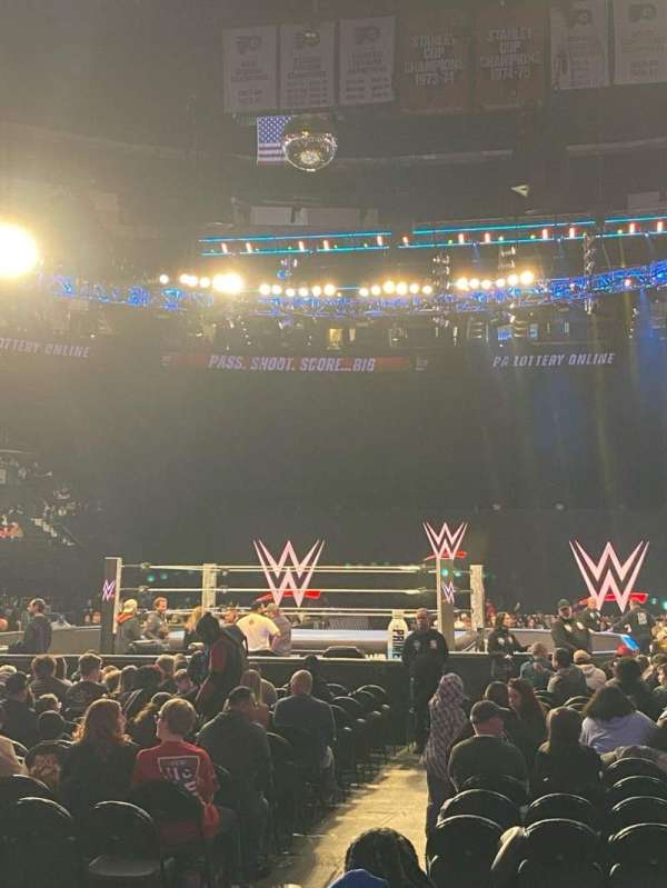 Xfinity Mobile Arena, section: 108A, row: E, seat: 10