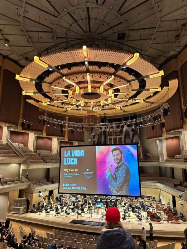 Roy Thomson Hall, section: C4, row: D, seat: 10