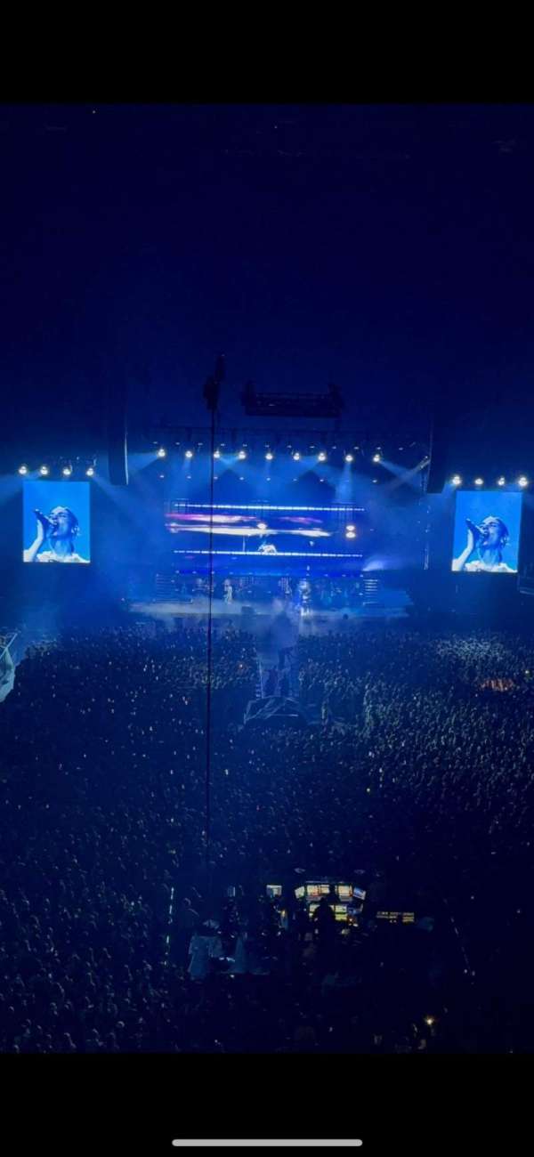 The O2, London, section: 411, row: C, seat: 714