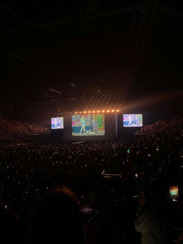The O2, London, section: 108, row: K, seat: 254