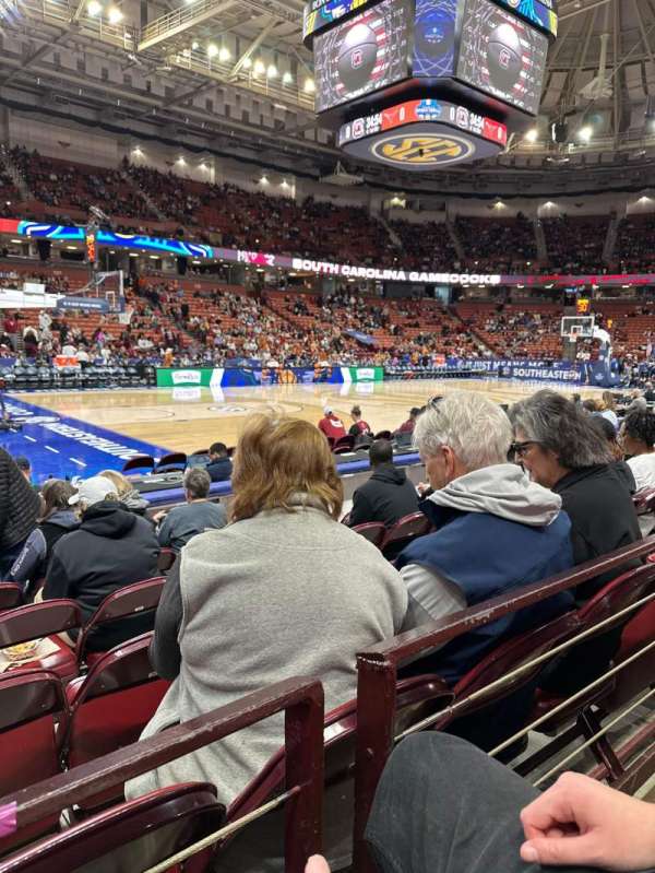 Bon Secours Wellness Arena, section: 112, row: A, seat: 17
