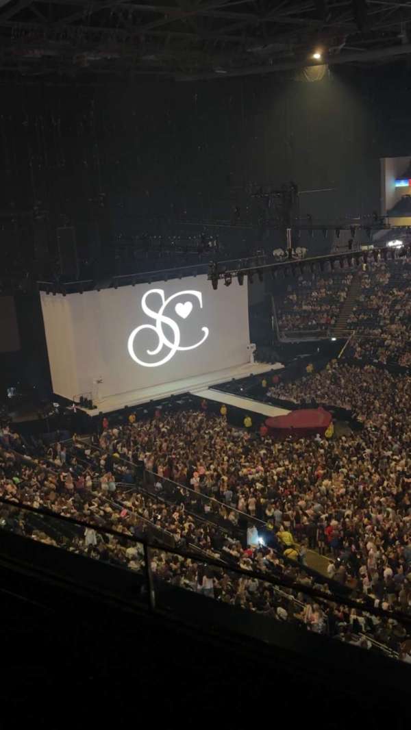 The O2, London, section: 406, row: B, seat: 577