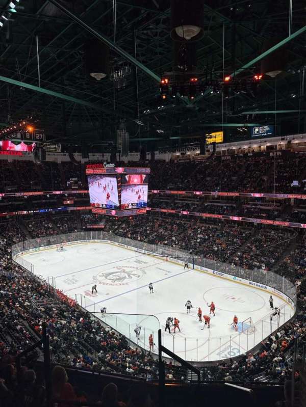 Honda Center, section: 405, row: G, seat: 10