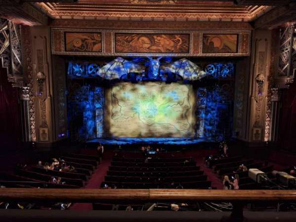 Hollywood Pantages Theatre, section: Mezzanine C, row: A, seat: 109