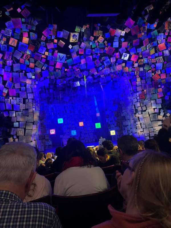 Cambridge Theatre, section: Stalls, row: Q, seat: 22 and 23