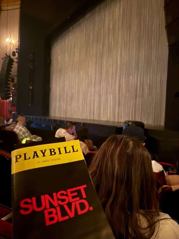 St. James Theatre, section: Orchestra R, row: E, seat: 16