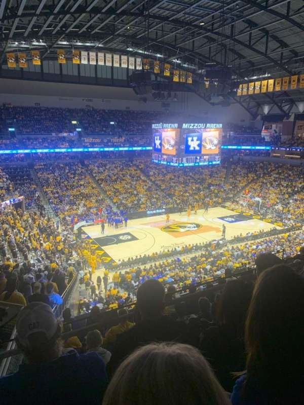 Mizzou Arena, section: 204, row: 3, seat: 11