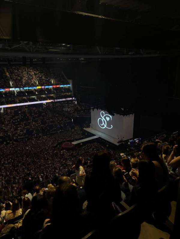 The O2, London, section: 419, row: Q, seat: 892