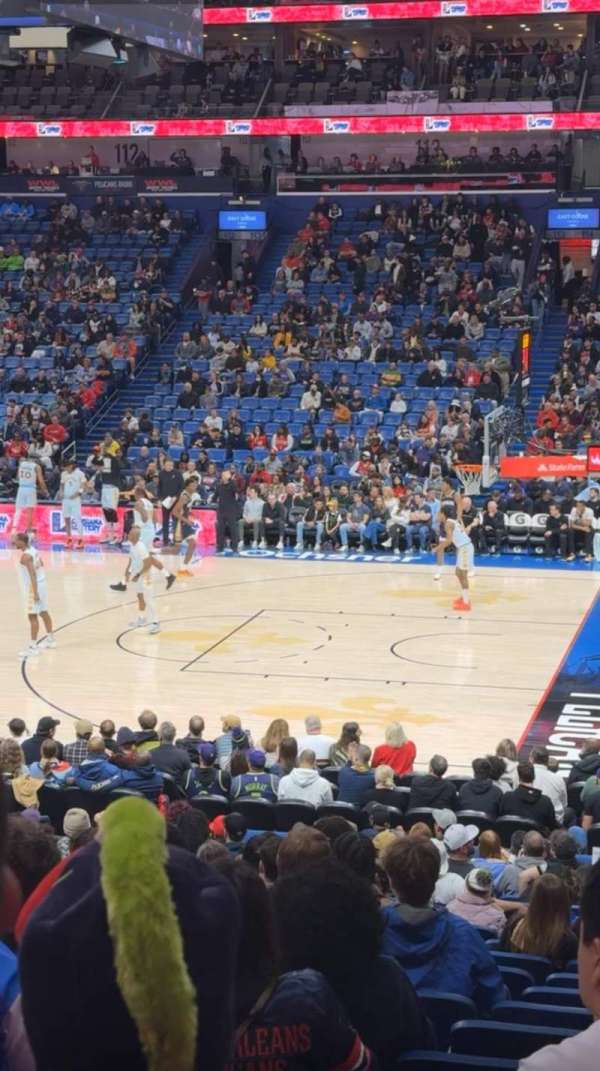 Smoothie King Center, section: 123, row: 23, seat: 5