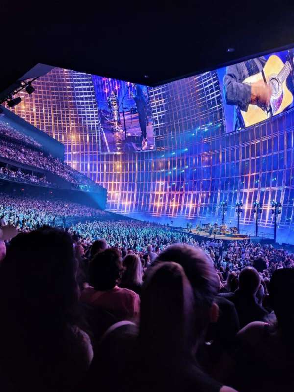 The Sphere, Vegas, section: 110, row: 16, seat: 6
