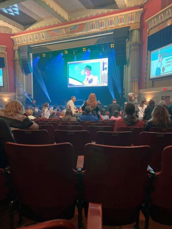 Capitol Center for the Arts, section: Orchestra R, row: U, seat: 24