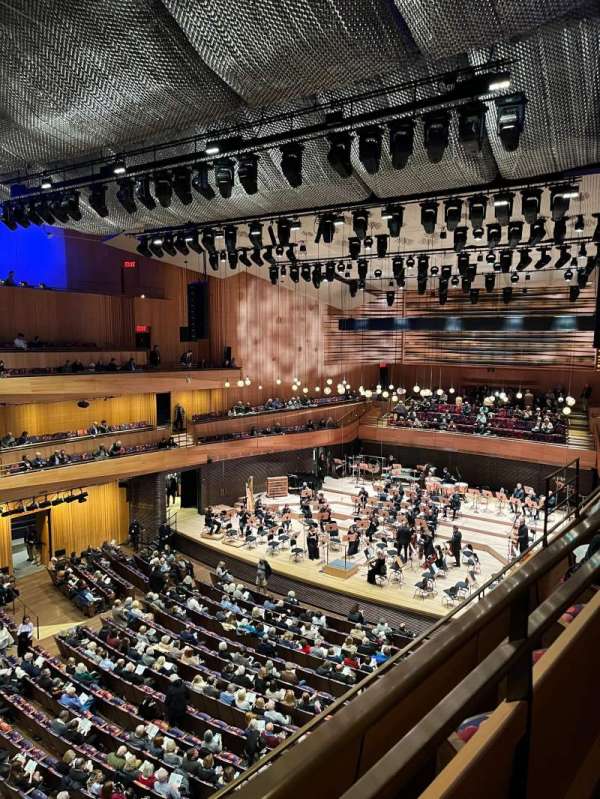 David Geffen Hall, section: Second Tier Rear Side R, row: B, seat: 52