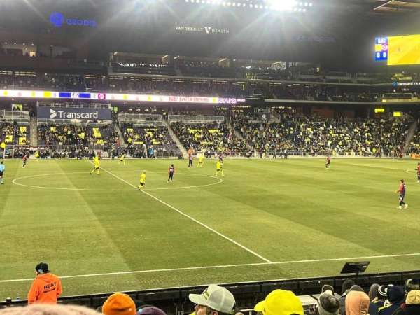 Geodis Park, section: 119, row: M, seat: 1