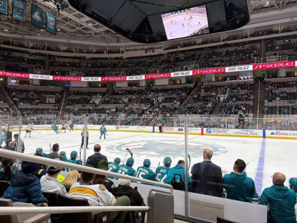 SAP Center, section: 128, row: 7, seat: 24