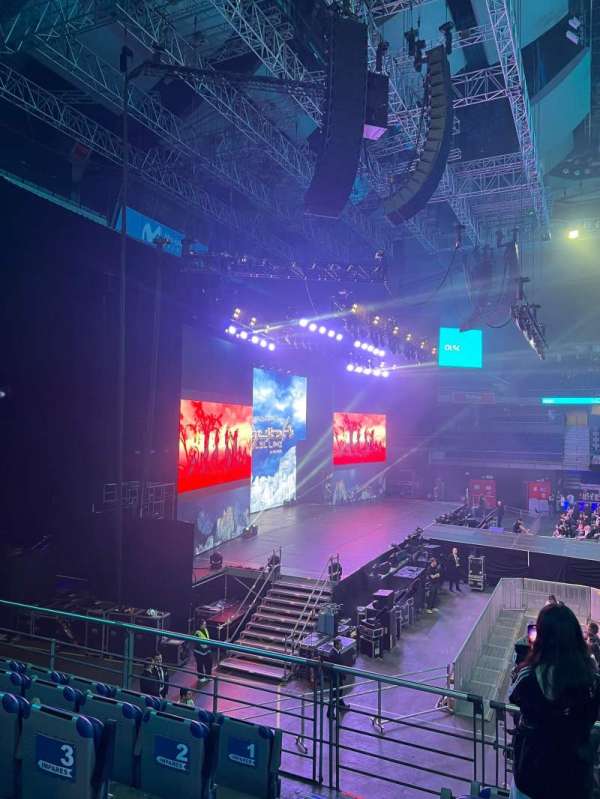 Movistar Arena, Madrid, section: 17, row: 6, seat: 4