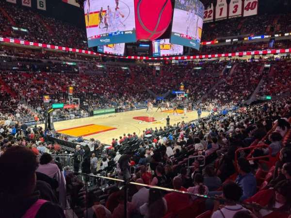 Kaseya Center, section: 110, row: 20, seat: 1