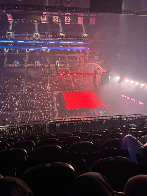 Barclays Center, section: 207, row: 12, seat: 17