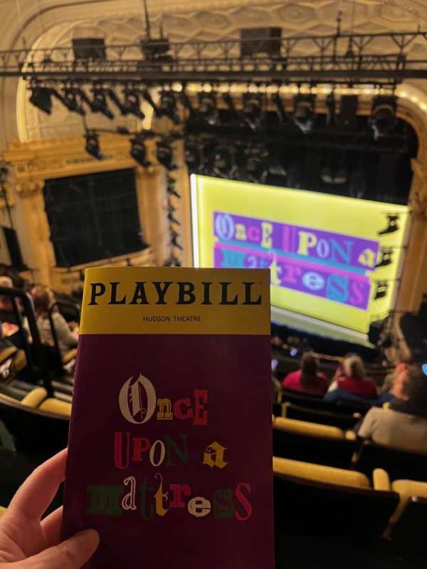 Hudson Theatre, section: Balcony R, row: G, seat: 2