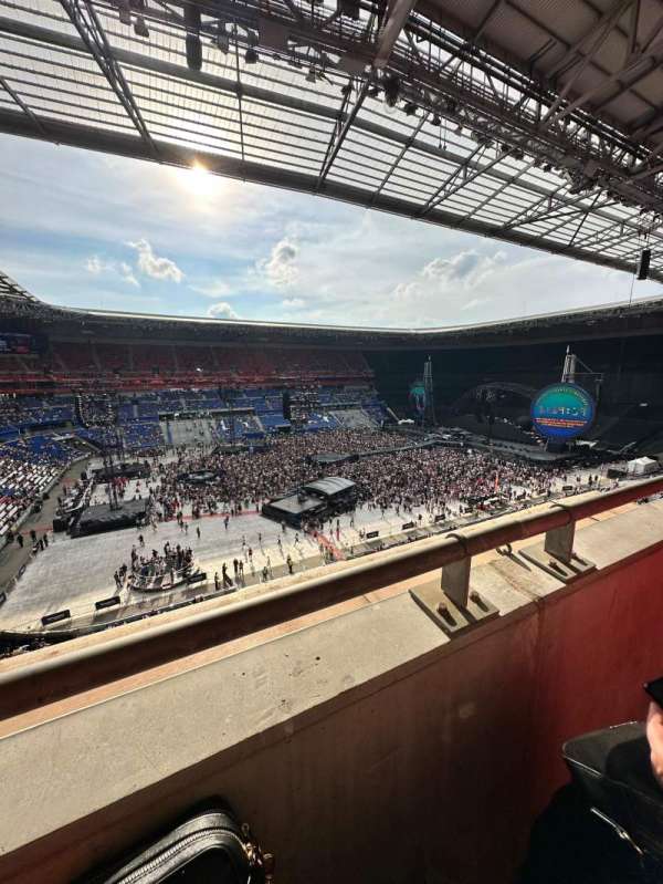 Parc Olympique Lyonnais, section: S, row: 1, seat: 72