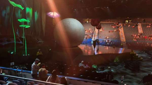 PeoplesBank Arena, section: 102, row: H, seat: 8