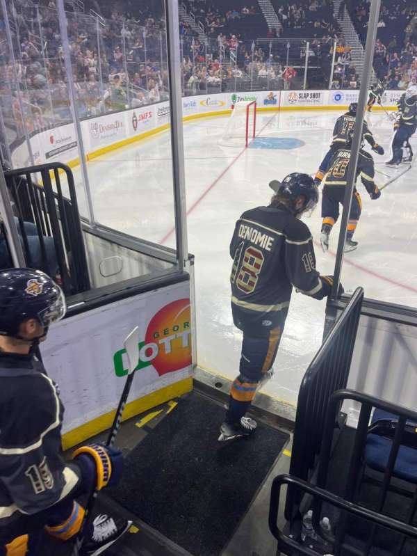 Gas South Arena, section: 102, row: D, seat: 5
