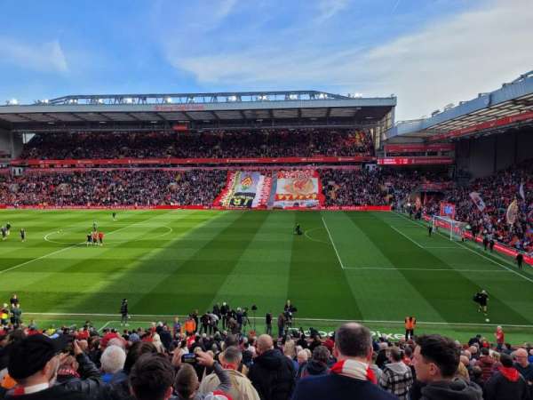 Anfield, section: L8, row: 33, seat: 199