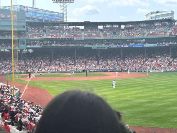 Fenway Park, section: Right Field Box 90, row: Ww, seat: 1