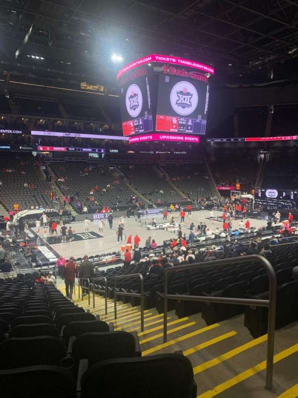 T-Mobile Center, section: 108, row: 22, seat: 2