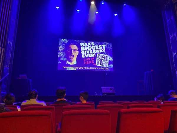 Athenaeum Theatre, Melbourne, section: Stalls, row: B, seat: 16