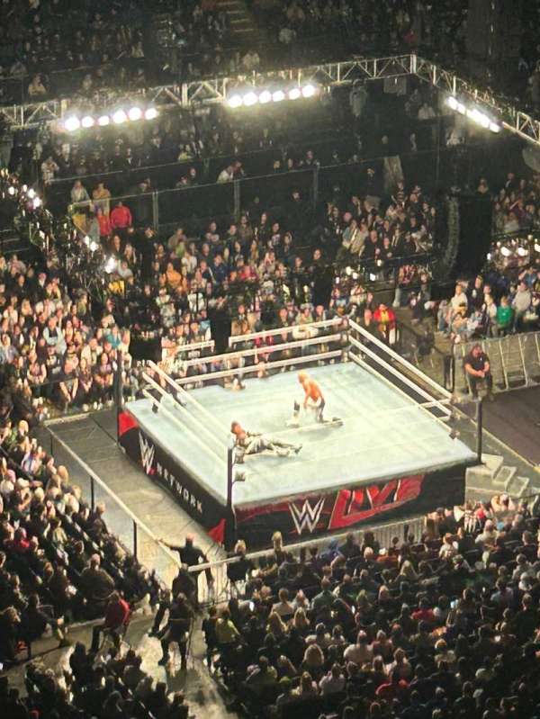 The O2, London, section: 418, row: P, seat: 868