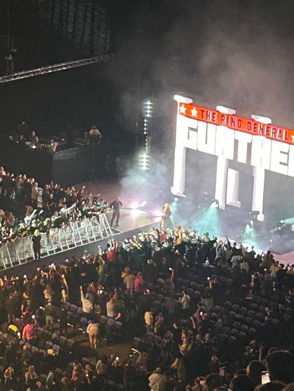 The O2, London, section: 418, row: P, seat: 868