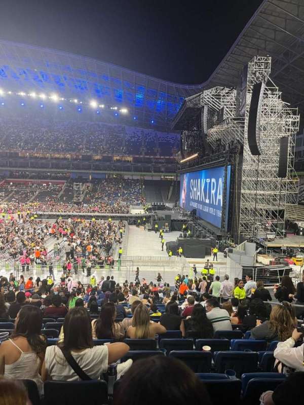 Estadio BBVA, section: PTE127, row: F, seat: 7