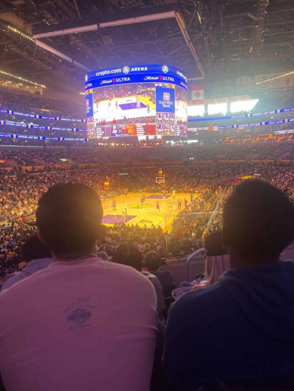 Crypto.com Arena, section: 206, row: 5, seat: 4