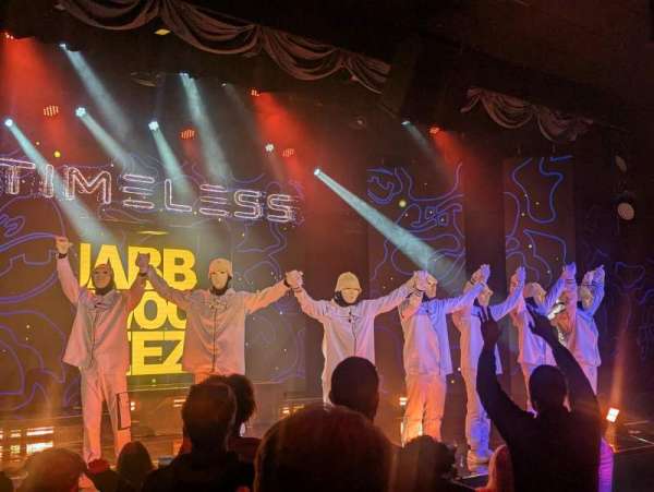 Jabbawockeez Theater, section: 3, row: G1, seat: 9, 10, 11