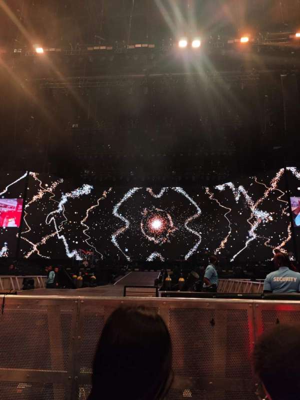 Barclays Center, section: Floor 2, row: 2, seat: 5