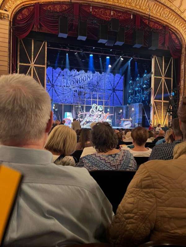 Connor Palace, section: Orchestra C, row: U, seat: 301