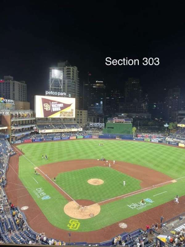 Petco Park, section: 303, row: 16, seat: 5