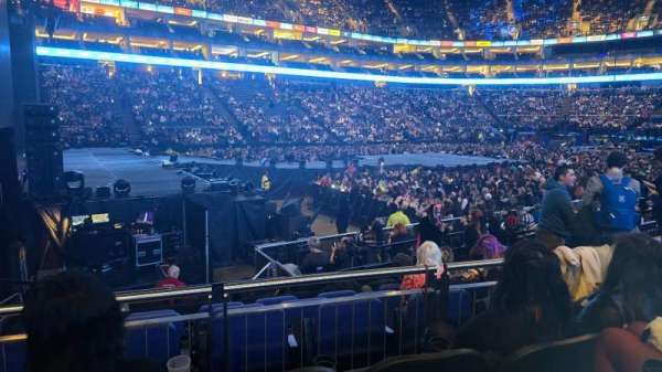 The O2, London, section: 101, row: k, seat: 16