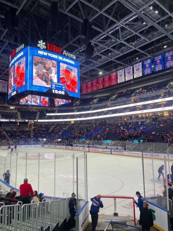 UBS Arena, section: 111, row: 11, seat: 7