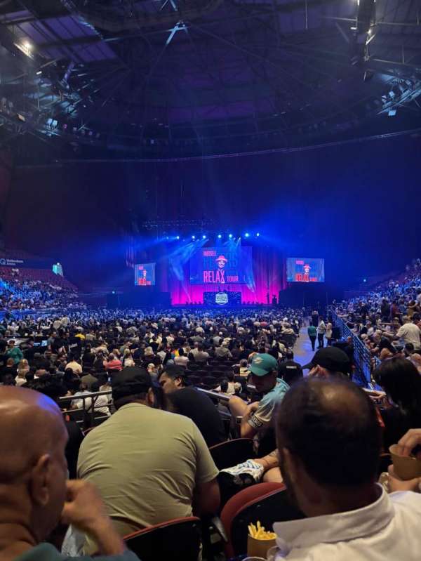qudos bank arena, section: 7, row: NN, seat: 140