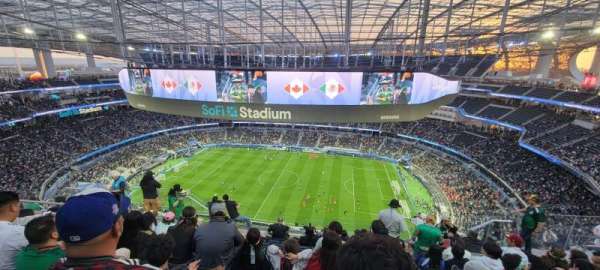 SoFi Stadium, section: 542, row: 9, seat: 10