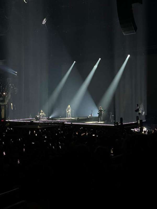 The O2, London, section: 111, row: K, seat: 346